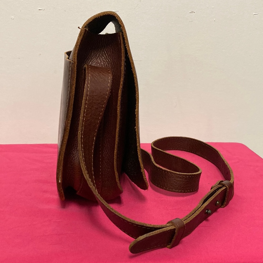 Lucky Brand Leather Bag Sz Medium - Picture 6 of 16